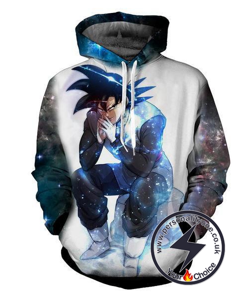 Dragon Ball Z - Black Goku Evil Thought Moment 3D - Hoodies